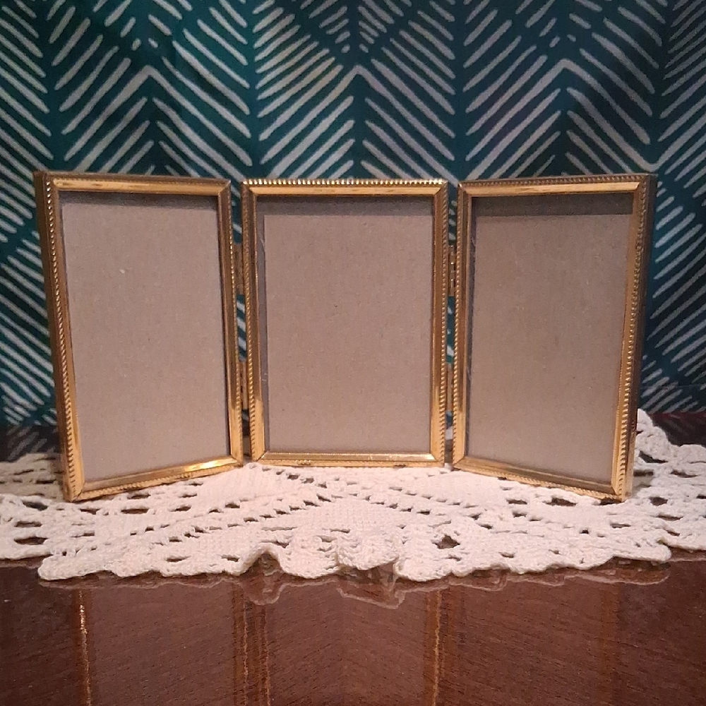 Vintage Triple Picture Frame